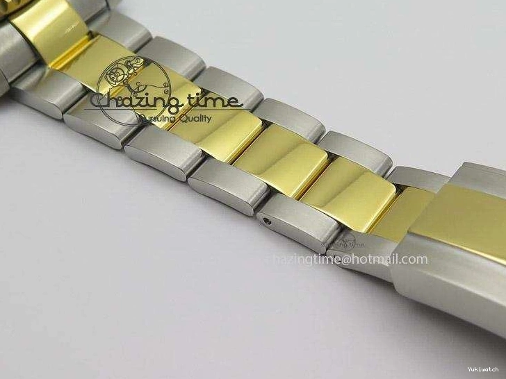 Black A2836 LN YG Submariner SS Bracelet Markers on Dial Diamonds 116613 0418